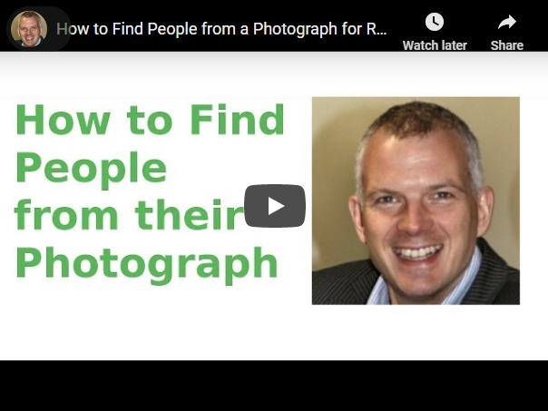 how to find people from their photograph