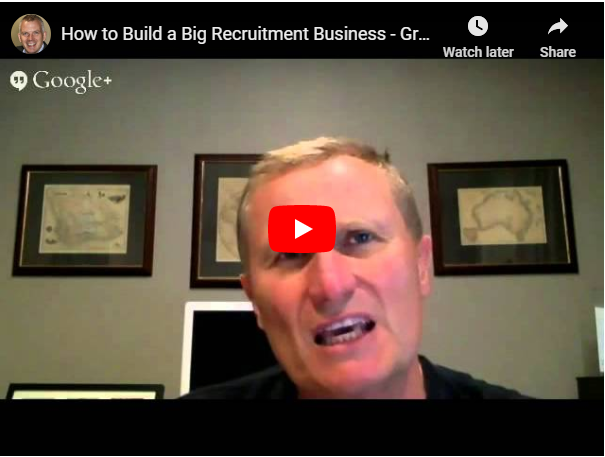 how to build a big recruitment business