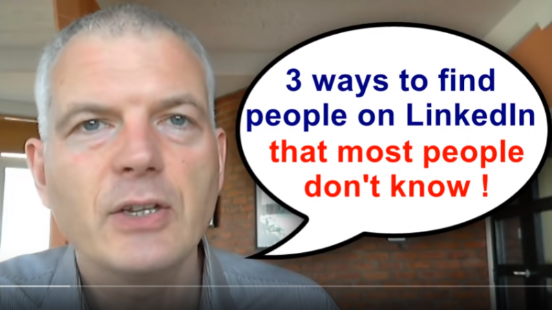 3 ways to find people on linkedin