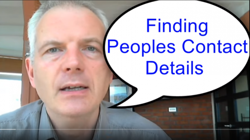 finding peoples contact details